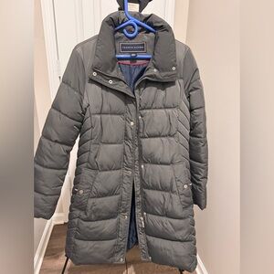 Tommy Hilfiger Women's Charcoal Puffer Jacket Size S